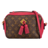 Saintonge, &pound;750, Handbags, Beige/Brown/Pink, Leather, Canvas, Front view